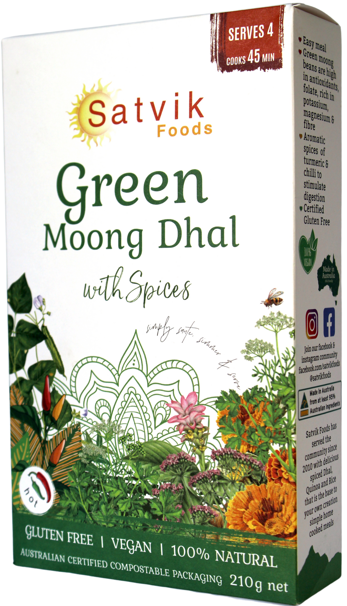 clean eating is delicious with our green moong dhal make at home packs. ready in minutes 