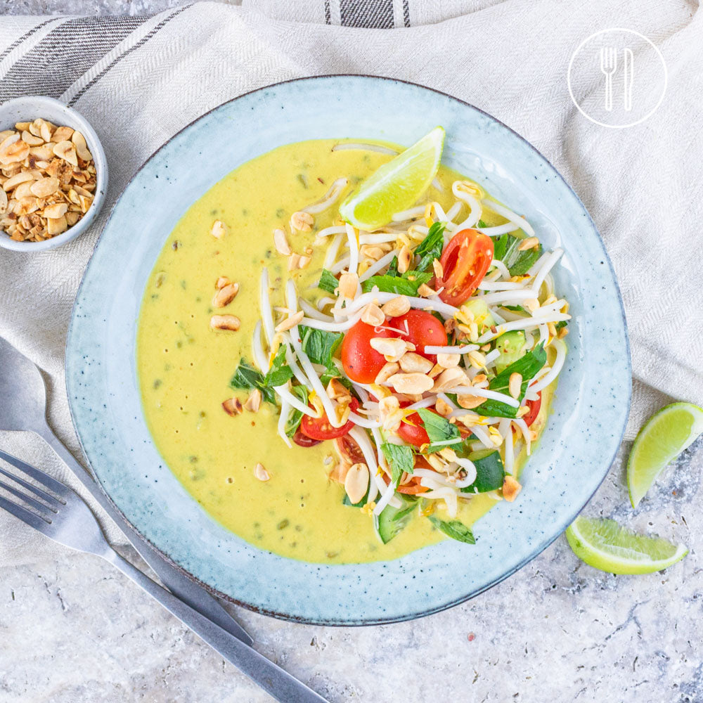 Creamy Laksa style Green Moong Dhal